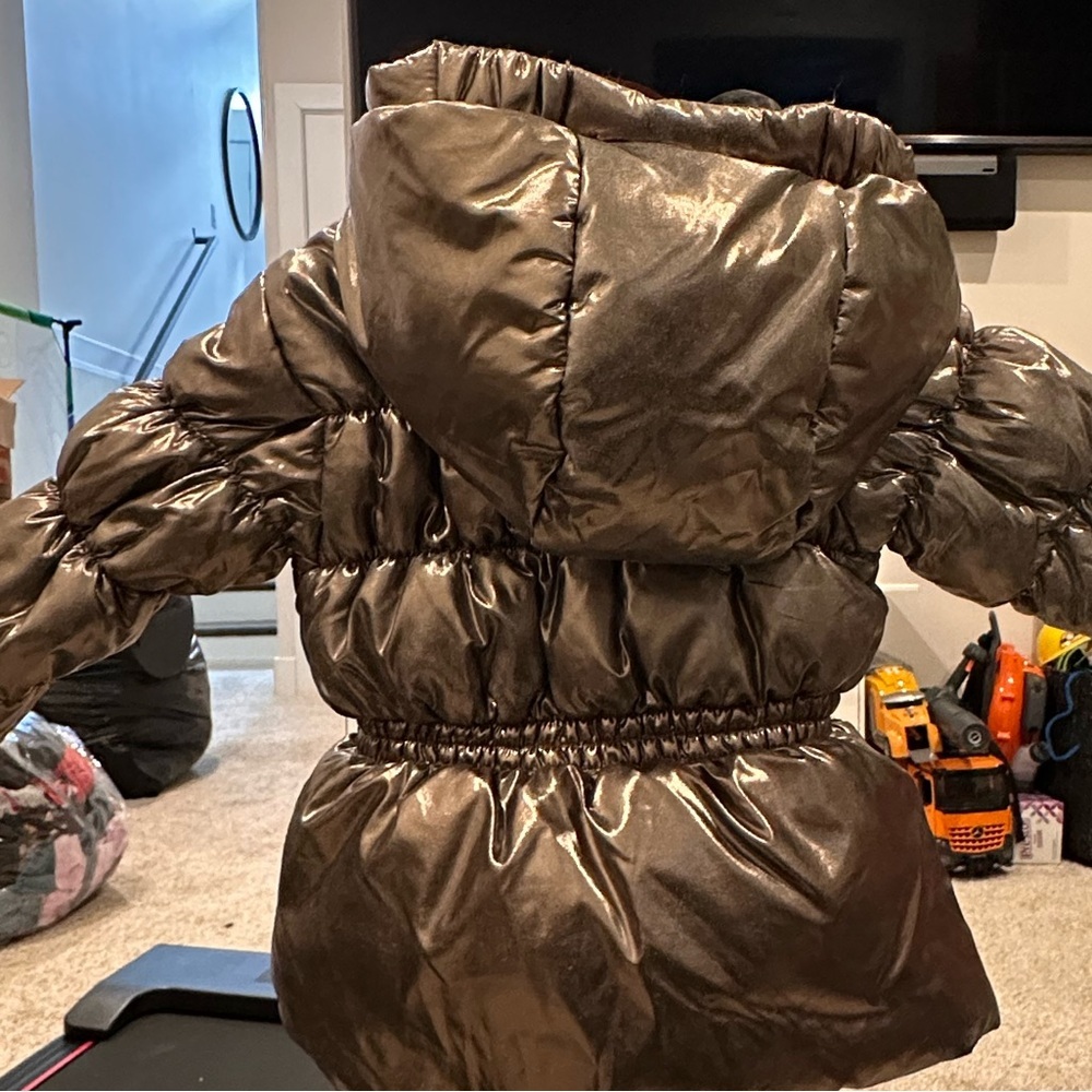 Rothschild Metallic Brown Kids Puffer Jacket - Picture 7 of 14